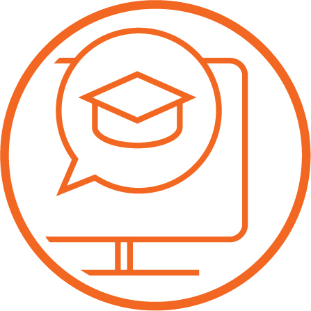 Large icon for elearning services
